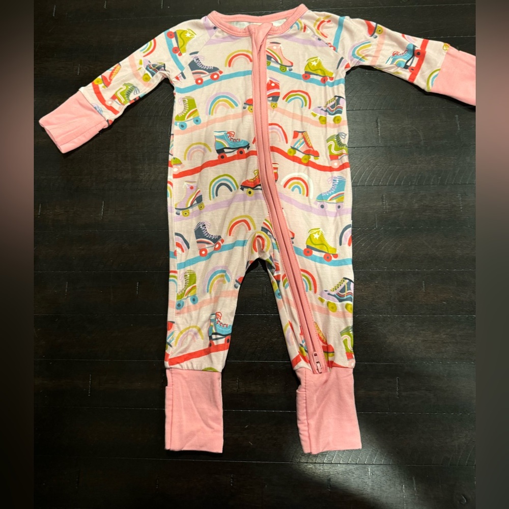 Little Sleepies Newborn Retro Roller skates Zippie